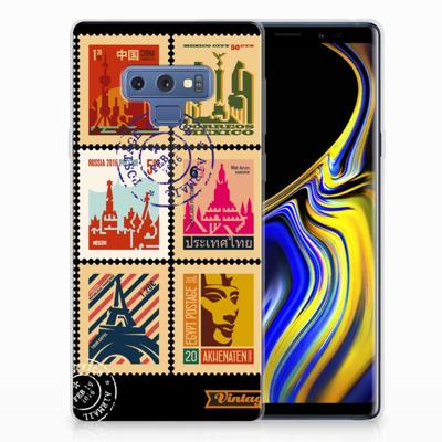 Samsung Galaxy Note 9 | Silliconen Back Cover | Postzegels