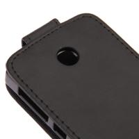 Vertical Flip lederen hoesje voor Nokia X / X+ - thumbnail