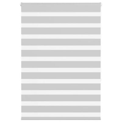 Zebra rolgordijn 105x150 cm stofbreedte 100,9 cm lichtgrijs Zebra rolgordijn 105x150 cm stofbreedte 100,9 cm lichtgrijs