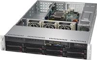 Supermicro SuperServer 5029P-WTR Intel C622 LGA 3647 Rack (2U) zwart - Barebone-servers (Intel C622, LGA 3647, DDR4-SDRAM, 768 GB, 192 GB, 2133,2400,2666 MHz) - thumbnail