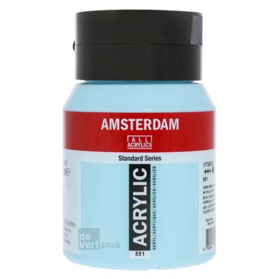 Royal Talens Amsterdam Acrylverf 500 ml - Hemelsblauw Licht 551