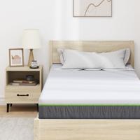 Matrassen Wit, Grijs 100 x 200 cm 100% polyester jacquard stof - thumbnail