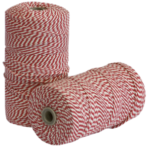 KitchenBasics Rolladetouw 80 m Rood/Wit