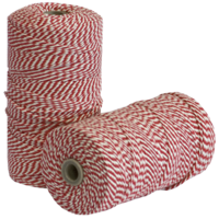 KitchenBasics Rolladetouw 80 m Rood/Wit - thumbnail