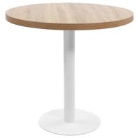 Bistrotafel 80 cm MDF lichtbruin - thumbnail