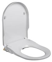 Luxe douche-WC zitting stroomloos wit - thumbnail
