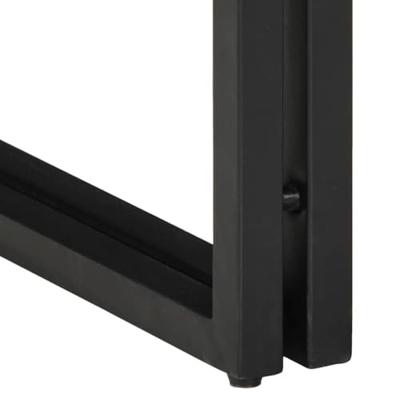 Bijzettafel met lade Bruin 40 x 40 x 50 cm Massief acaciahout