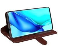 Casecentive Magnetische Leren Wallet case Huawei P50 Pro bruin - thumbnail