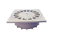 Afvoer Tecnoagua T-88 PVC 25 x 25 x 7 cm Ø 11 - 9 cm - thumbnail