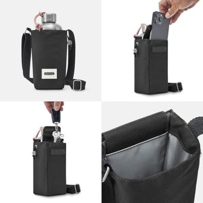 Zwarte Black+Blum Geïsoleerde Flessentas - Koeltas voor fles - Zwart