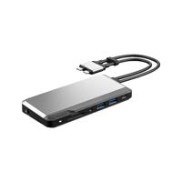 ALOGIC U2CSH-SGR notebook dock & poortreplicator Bedraad USB 3.2 Gen 1 (3.1 Gen 1) Type-C Zwart, Zilver - thumbnail
