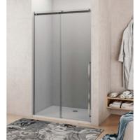 Nisdeur Lacus La Maddalena 170x210 cm Schuifdeur 8 mm Helder Glas RVS Lacus - thumbnail