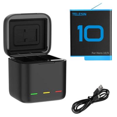 Telesin Oplaadbox met 1 batterij voor GoPro 9 / 10 / 11 / 12