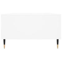 Salontafel 104x60x35 cm bewerkt hout wit - thumbnail