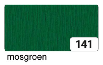 Folia crêpepapier, ft 250 x 50 cm, 32 gram, mosgroen