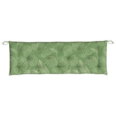 VidaXL Tuinbankkussen 150x50x7 cm oxford stof bladpatroon