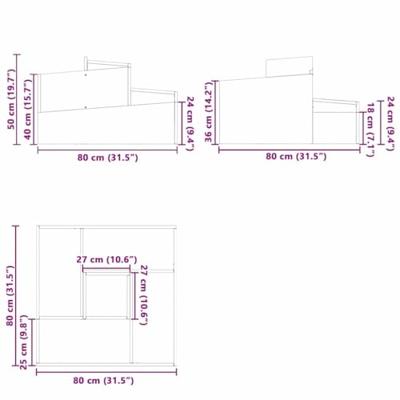 Tuin Bloempot Olijf Groen 80 x 80 x 50 cm Koudgewalst staal
