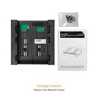 Icy Dock MB322SP-B 2x2,5 SATA mobile rack+3,5 SATA voor externe 5,25 - thumbnail