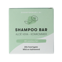 Shampoo bar aloe vera & komkommer 60 Gram - thumbnail