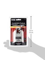 Kasp K11960XD Hangslot Verschillend sluitend Zilver Cijferslot - thumbnail