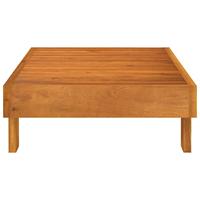 2-delige Loungeset met donkergrijze kussens acaciahout - thumbnail