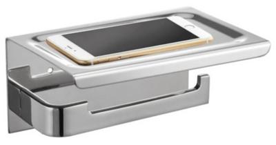 Best Design Toiletrolhouder met Telefoonplankje 18x12 cm Chroom - Toiletrolhouder Met Telefoonplankje 18x12 cm Chroom (zonder Telefoon) Best Design Toiletrolhouder met Telefoonplankje 18x12 cm Chroom - Toiletrolhouder Met Telefoonplankje 18x12 cm Chroom (zonder Telefoon)
