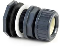 Druk PVC doorvoer met klemring - 25mm x 1 - thumbnail