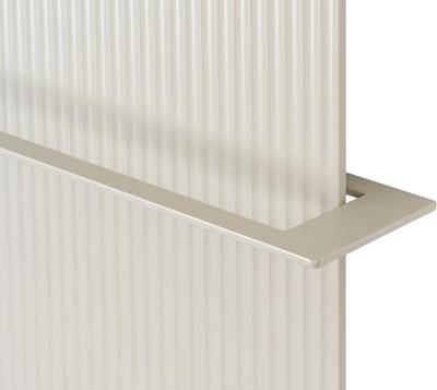 Ben Costela designradiator 810W 42x180cm zand met handdoekhouder - thumbnail