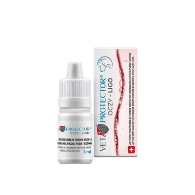 JM SANTE Vet Protector Ligo - oogdruppels voor honden en katten - 3 ml JM SANTE Vet Protector Ligo - oogdruppels voor honden en katten - 3 ml