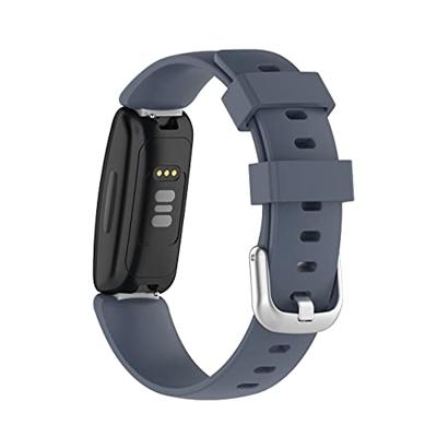 Fitbit Inspire 2 & Ace 3 - Sportbandje met gesp - Maat: Small - Grijs
