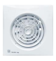 S&P Silent 100 CRZ TIMER Badkamer / toilet ventilator - Ø100mm - thumbnail