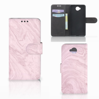 Microsoft Lumia 650 | Bookcase | Marble Pink - Origineel Cadeau Vriendin - thumbnail