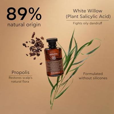 APIVITA Shampoo gegen fettige Schuppen 250 Milliliter
