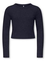 Kids ONLY winter top meisjes - blauw - KogBina - slim fit, longsleeve - thumbnail