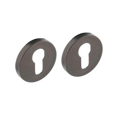 Intersteel | Cilinderrozetten | 53x8mm | Antraciet grijs