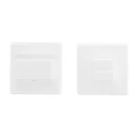 Hdd Pro WC Garnituur Square 48 Mm Wit Structuur Tige 120 Mm - thumbnail