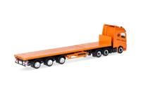 Herpa 318006 H0 Vrachtwagen Volvo FH GL 2020 Teletrailer-zadeltrein „Spedition Hollenshorst” (Nordrhein-Westfalen/Nottuln) - thumbnail