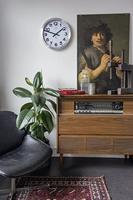 NeXtime NE-3999ARRC Wandklok Dia. 35 Cm, Aluminium, Wit, &apos;Station&apos; Radio Controlled (DCF) - thumbnail