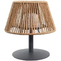 Snoerloze tafellamp - LUMISKY - STANDY MINI RAFFY - H22 cm - Natuurlijk raffia - Warm wit en witte LED - thumbnail