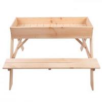 Picknicktafel met zandbak voor kinderen - thumbnail