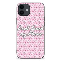iPhone 12 Pro | 12 (6.1") | TPU Hoesje | Flowers Pink DTMP - thumbnail