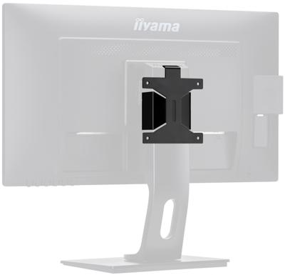 iiyama MD BRPCV04 VESA Mount Kit (Vesa 100) for Mini PC (Thinclient/Zeroclient PCs) - Black