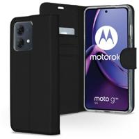 Accezz Wallet Softcase Bookcase Motorola Moto G84 Telefoonhoesje Zwart - thumbnail