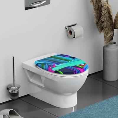Schutte Duroplast WC-bril NEON PAINT met soft-close
 82191 - thumbnail