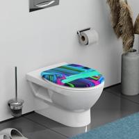 Duroplast WC-bril NEON PAINT met soft-close - thumbnail