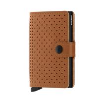 Secrid Mini Wallet Portemonnee Perforated Cognac - thumbnail
