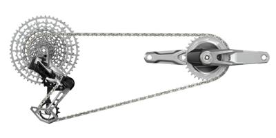 Sram schakelgroep-set "1987 eagle axs transmission". set 1987 eagle tt 170 mm 32/34 z silver