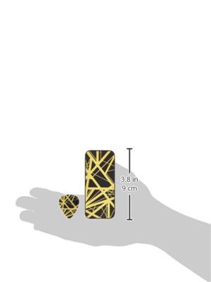 Dunlop EVHPT04 EVH Pick Tin Yellow Stripes (6 stuks, 0,60 mm)