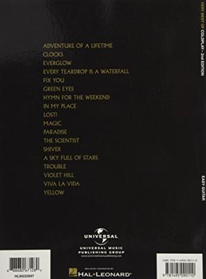 Hal Leonard Very Best of Coldplay 2nd Edition songboek voor gitaar Hal Leonard Very Best of Coldplay 2nd Edition songboek voor gitaar