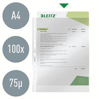 Leitz geperforeerde showtas 80 micron, glashelder, pak van 100 stuks - thumbnail